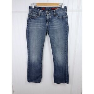 Express Stella Boot X2 Jeans Women 6L Blue Excellent Bootcut Medium Wash Denim